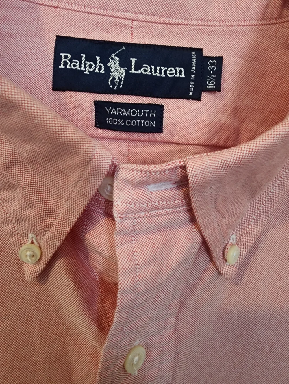 🐎Polo by Ralph Lauren Men's Button-Down YARMOUTH 100% Cotton. Y2K Preppycore⛳️ - Picture 9 of 12